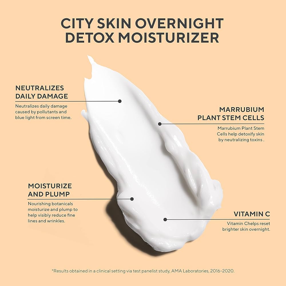 City-Skin Overnight Detox Moisturiser