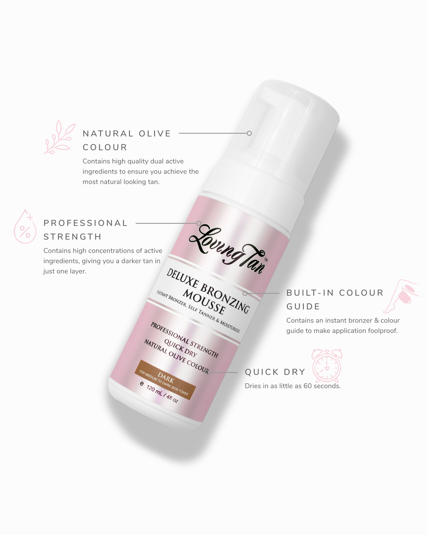 Deluxe Bronzing Mousse Dark